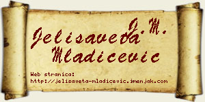 Jelisaveta Mladićević vizit kartica